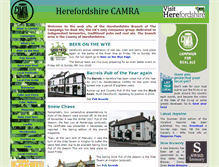 Tablet Screenshot of herefordcamra.org.uk